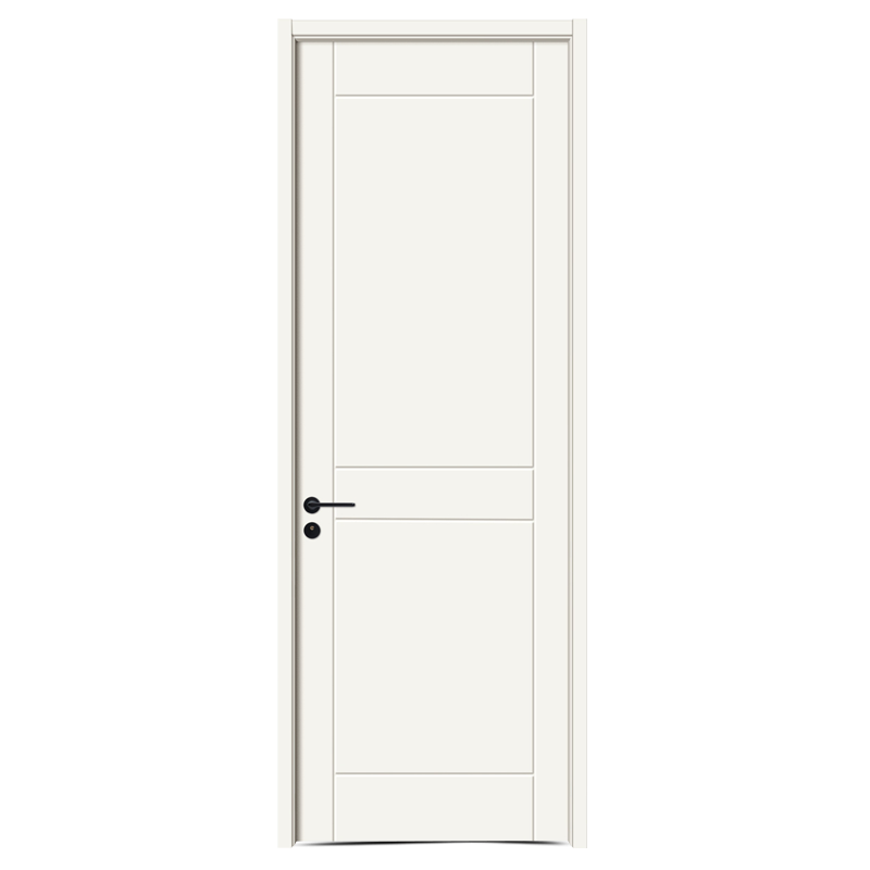 GW-123 Čisto biele PVC MDF interiérové ​​dvere do miestnosti