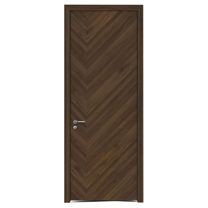 GA-35 Čierna dýha zo santalového dreva interiérové ​​polomasívne drevené dvere