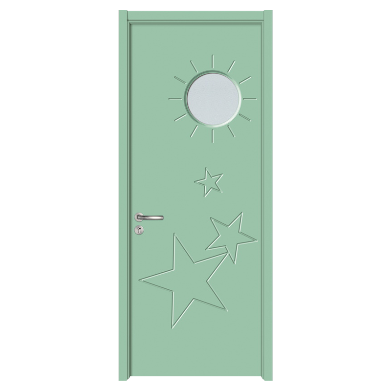 GA20-113 kreslený PVC MDF interiérové ​​dvere do miestnosti