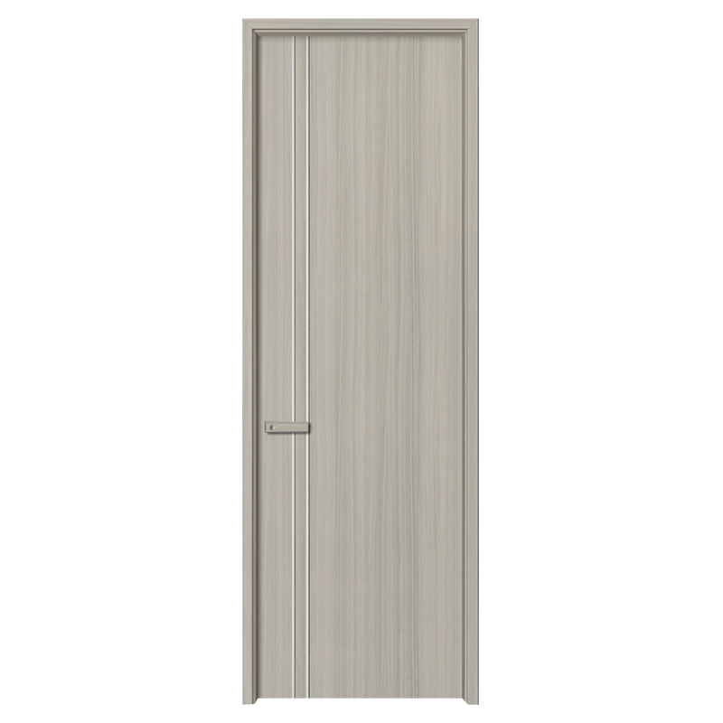 GA20-5 Jednoduché dekorované drevené dvere z PVC šedej farby