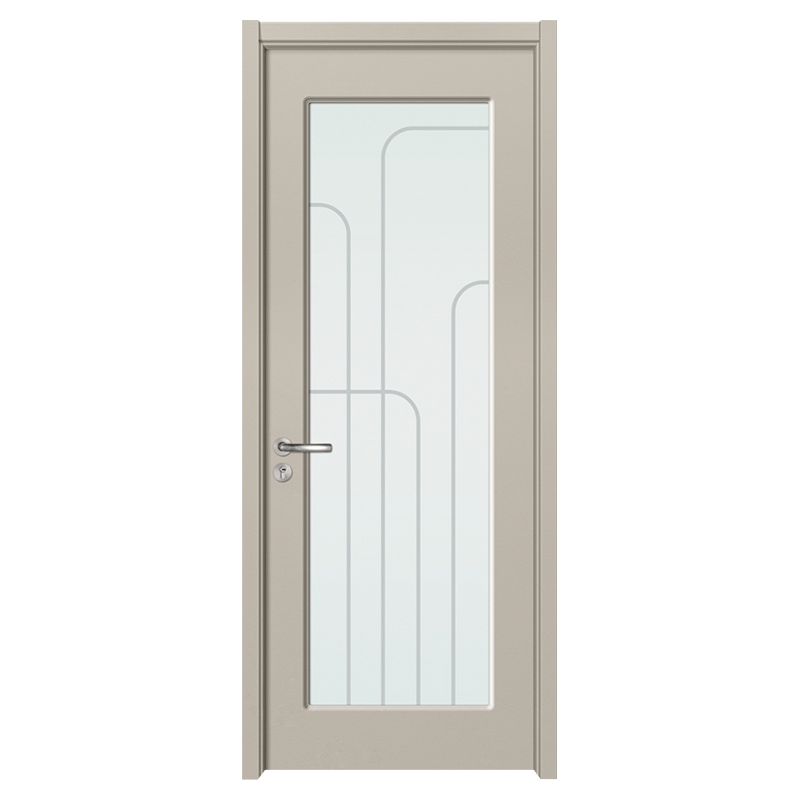 GA20-58B Svetlosivé interiérové ​​PVC sklenené drevené dvere